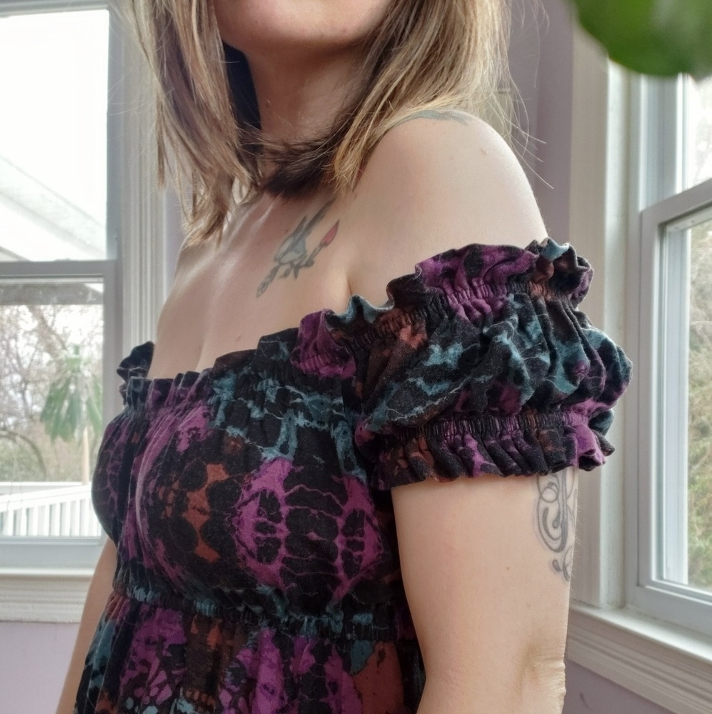 Vintage Betsey Johnson tyedye dress